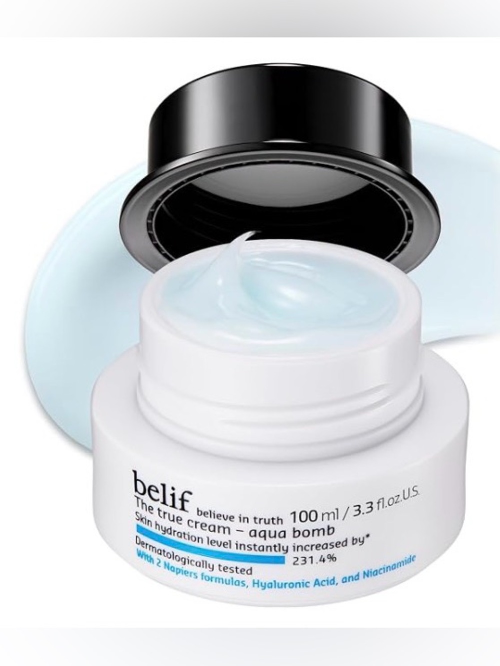 belif The True Cream Aqua Bomb Weightless Face Moisturizer 3.3oz 100ml NEW